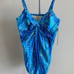 Miraclesuit Love Knot Tankini Top NWT